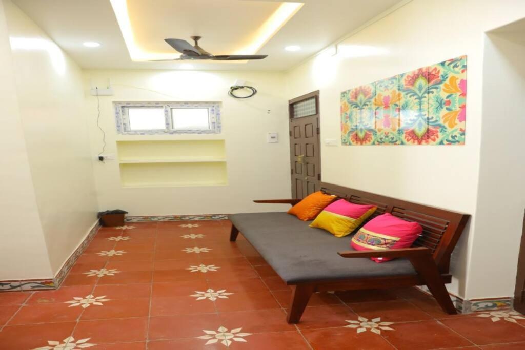 Heritage Home With 2 Bed/2 Bath With Kitchen In A Residential Neighborhood. Madurai Bagian luar foto