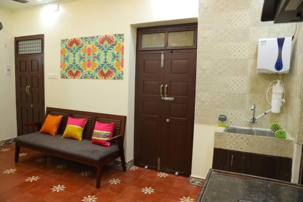 Heritage Home With 2 Bed/2 Bath With Kitchen In A Residential Neighborhood. Madurai Bagian luar foto