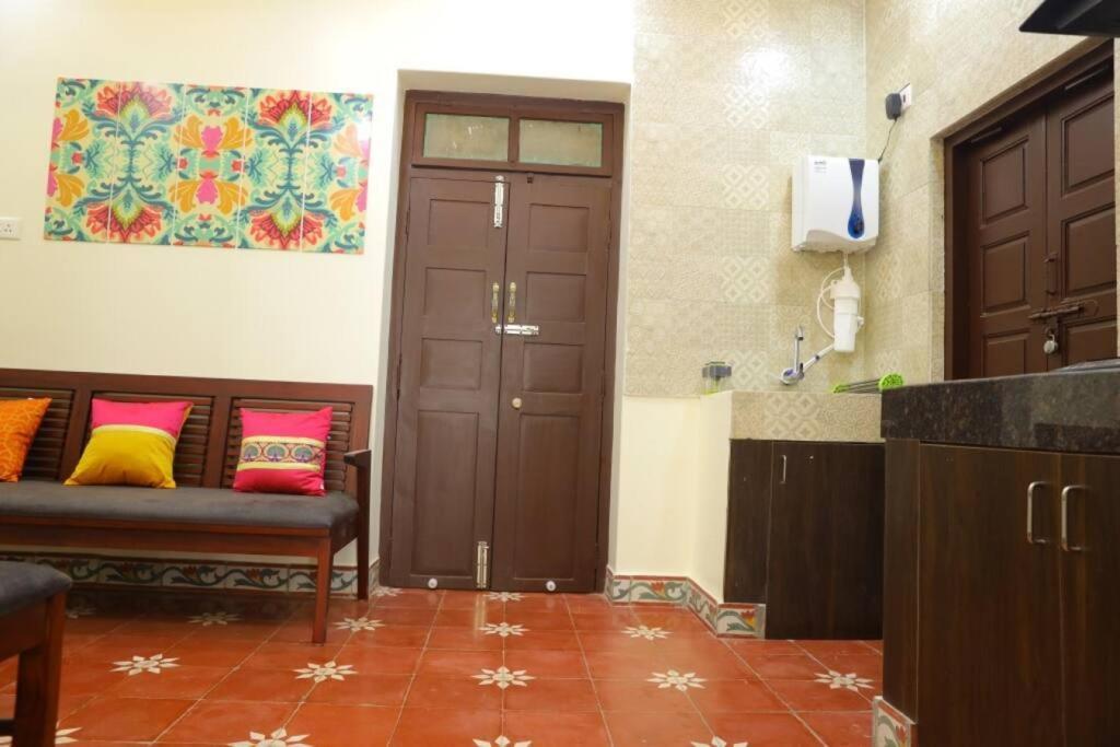 Heritage Home With 2 Bed/2 Bath With Kitchen In A Residential Neighborhood. Madurai Bagian luar foto