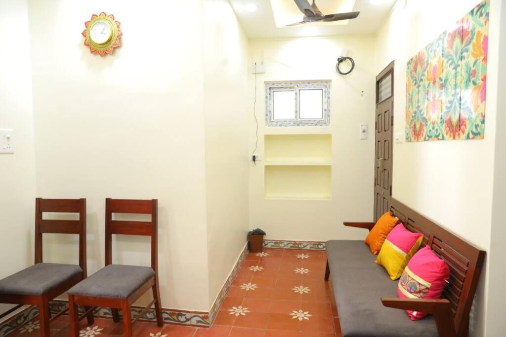 Heritage Home With 2 Bed/2 Bath With Kitchen In A Residential Neighborhood. Madurai Bagian luar foto